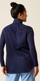 Sina Fleece Scrub Vest Back
